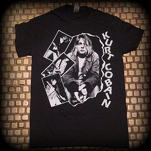 NIRVANA- Kurt Cobain- Eulogy- Vintage - Two Sided Printed T- Shirt